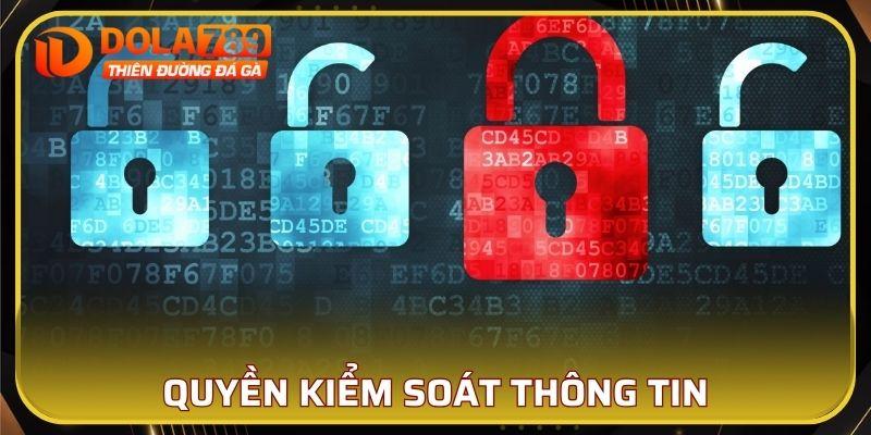 Quyền kiểm tra và chỉnh sửa thông tin